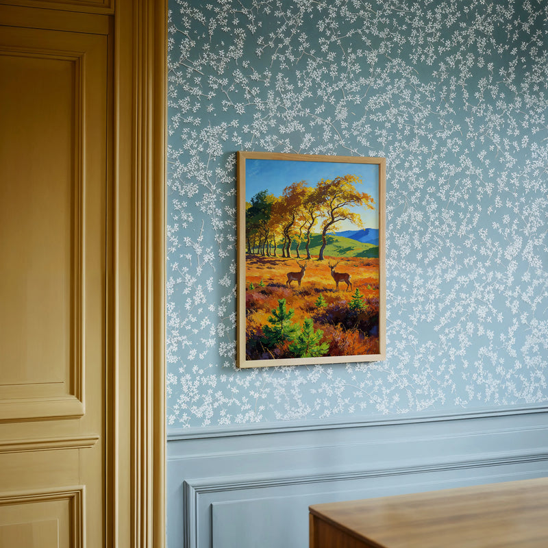 Artwork in Reflective Corner