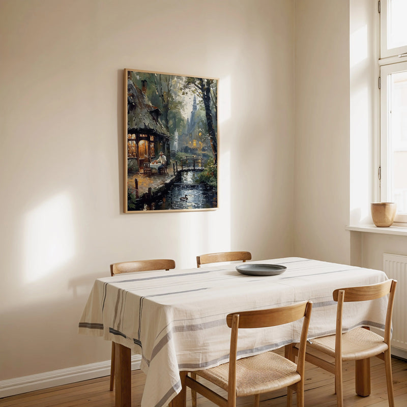 Artwork in Reflective Corner