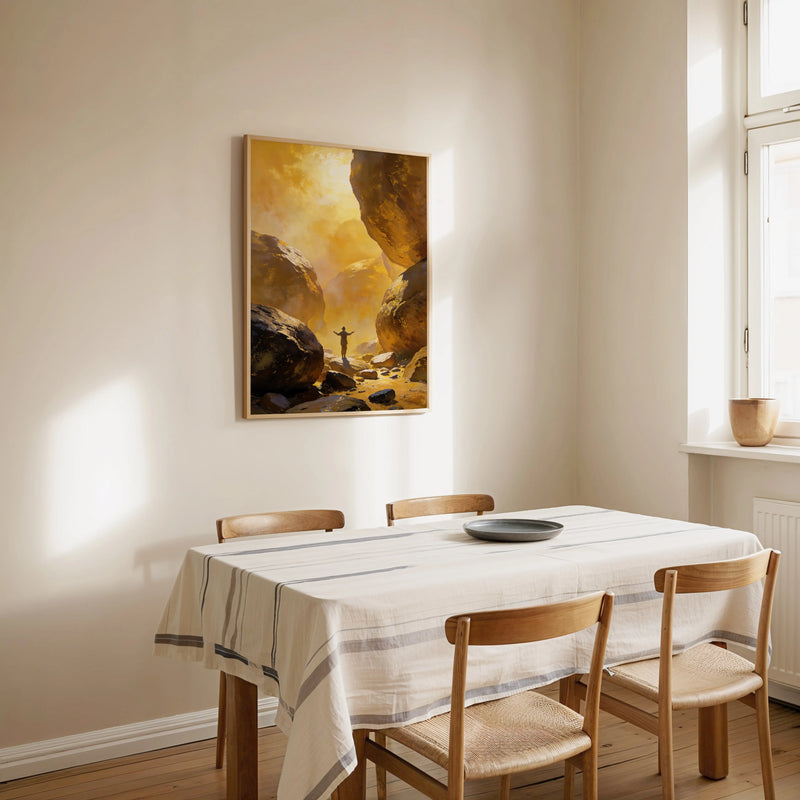 Artwork in Reflective Corner