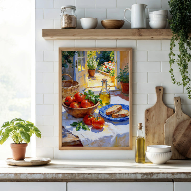 Artwork in Reflective Corner