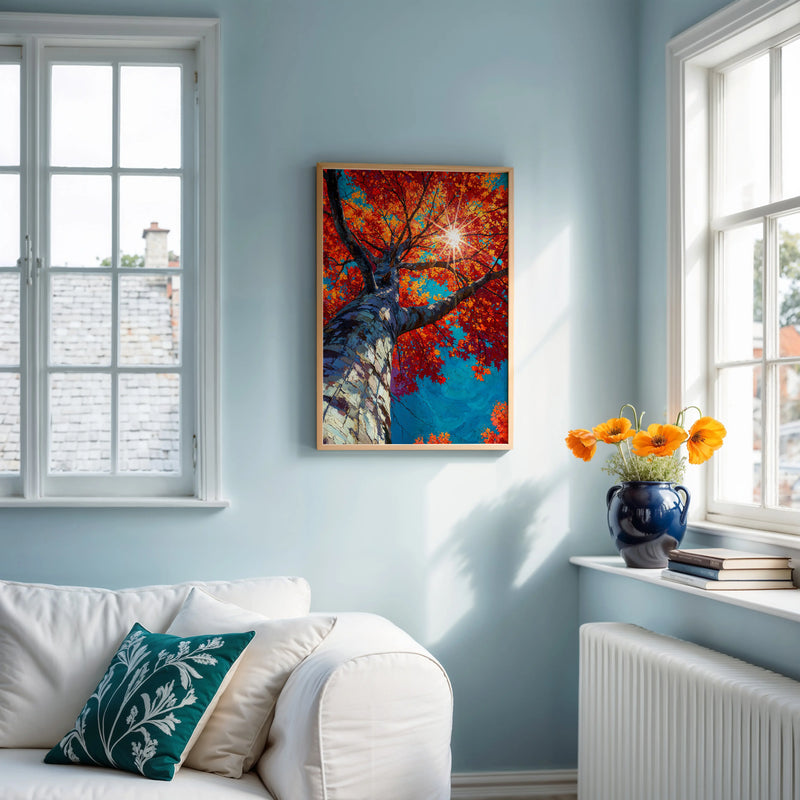 Artwork in Reflective Corner