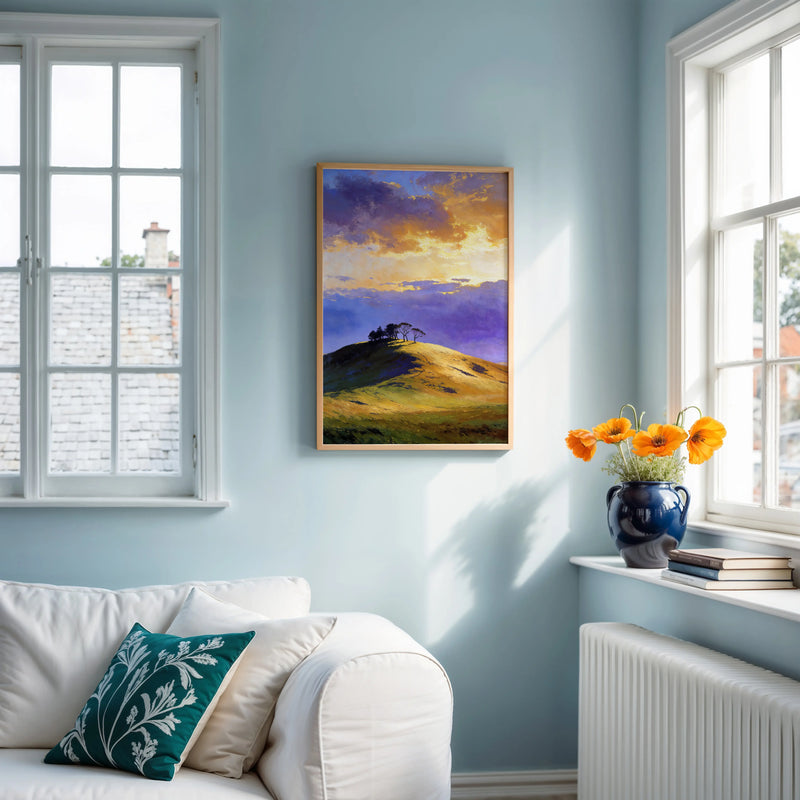 Artwork in Reflective Corner