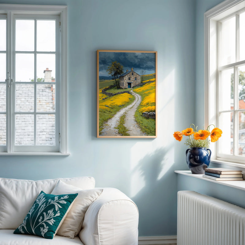 Artwork in Reflective Corner