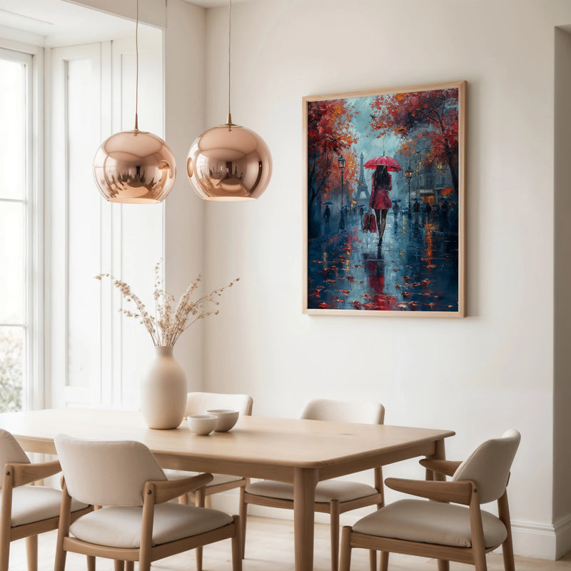 Artwork in Reflective Corner