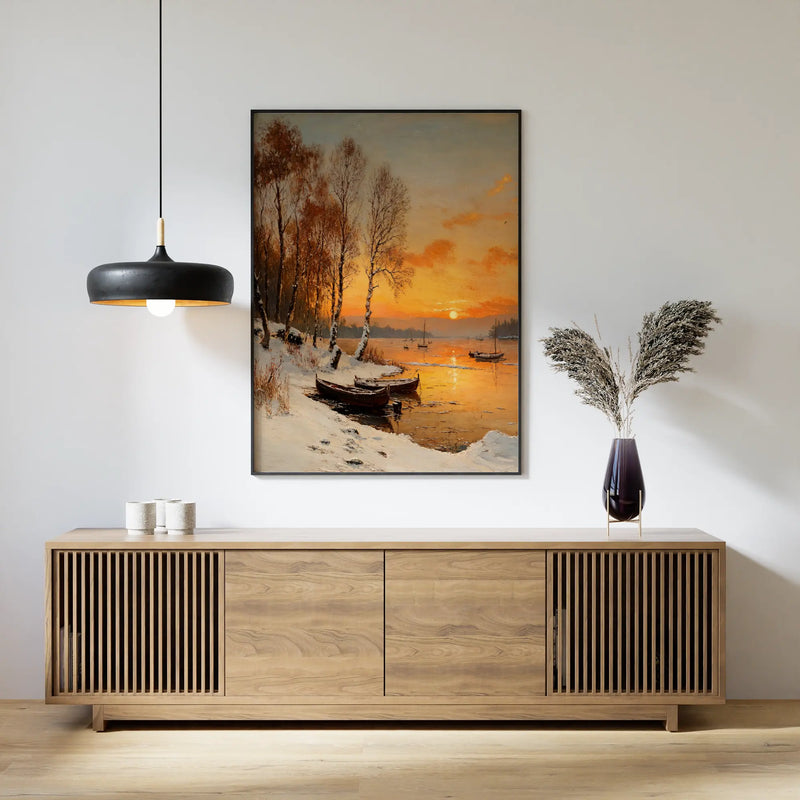 Artwork in Reflective Corner