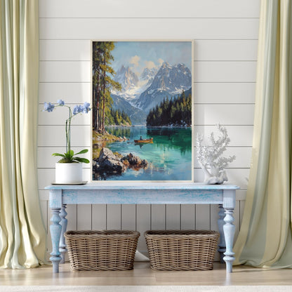 Alpine Stillness* - Art Academi - Digital Artwork