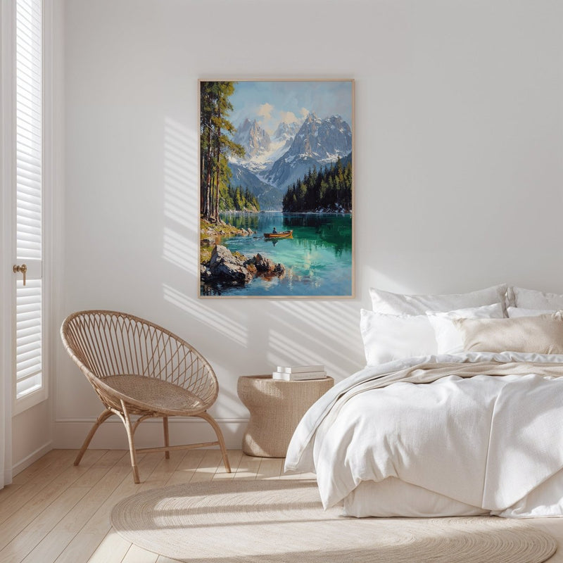 Alpine Stillness Fine Art Print Detail