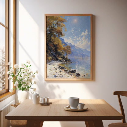 Golden Shoreline - Art Academi - Poster