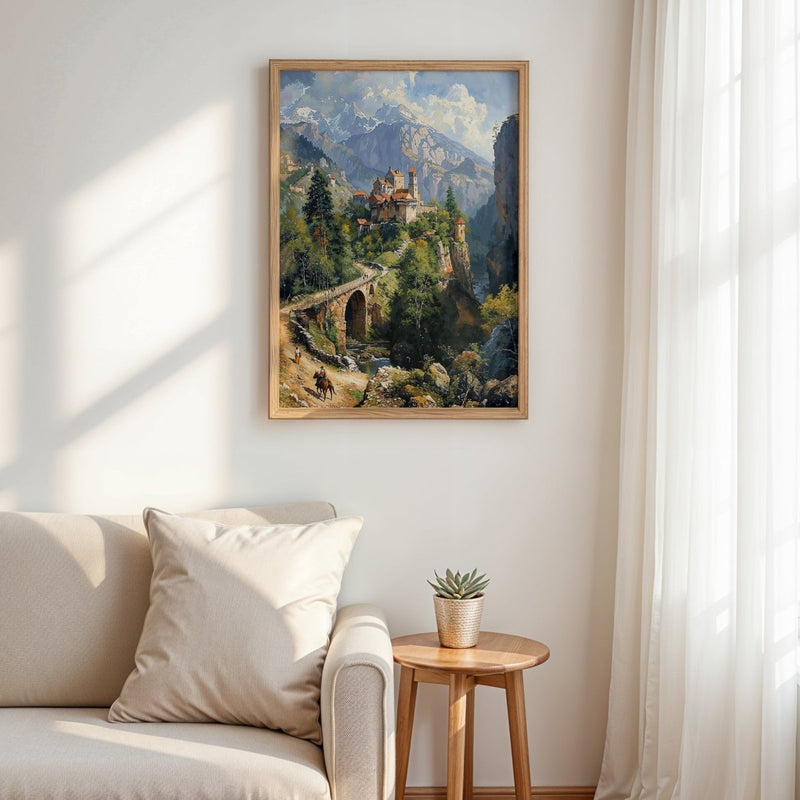 Artwork in Reflective Corner