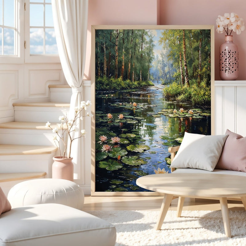 Artwork in Reflective Corner