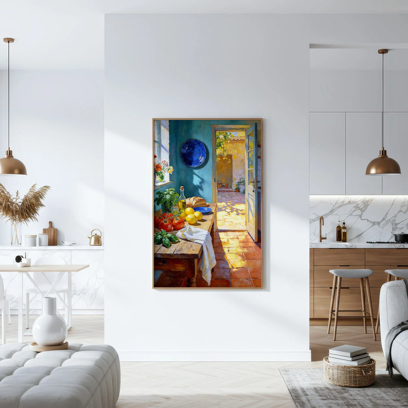 Artwork in Reflective Corner