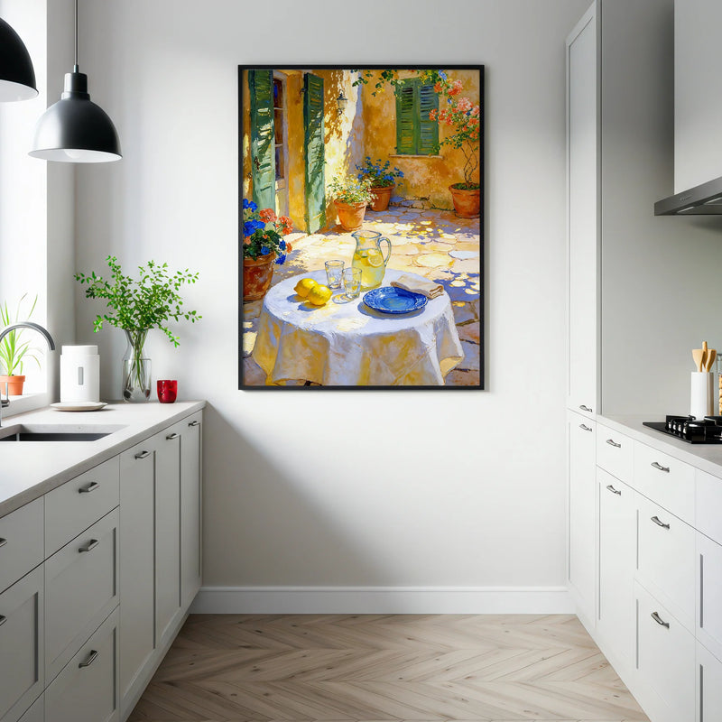 Artwork in Reflective Corner