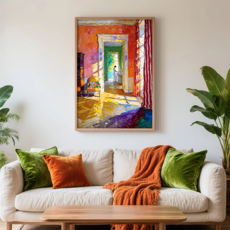 Artwork in Reflective Corner