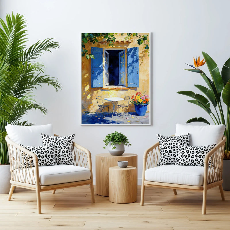 Artwork in Reflective Corner