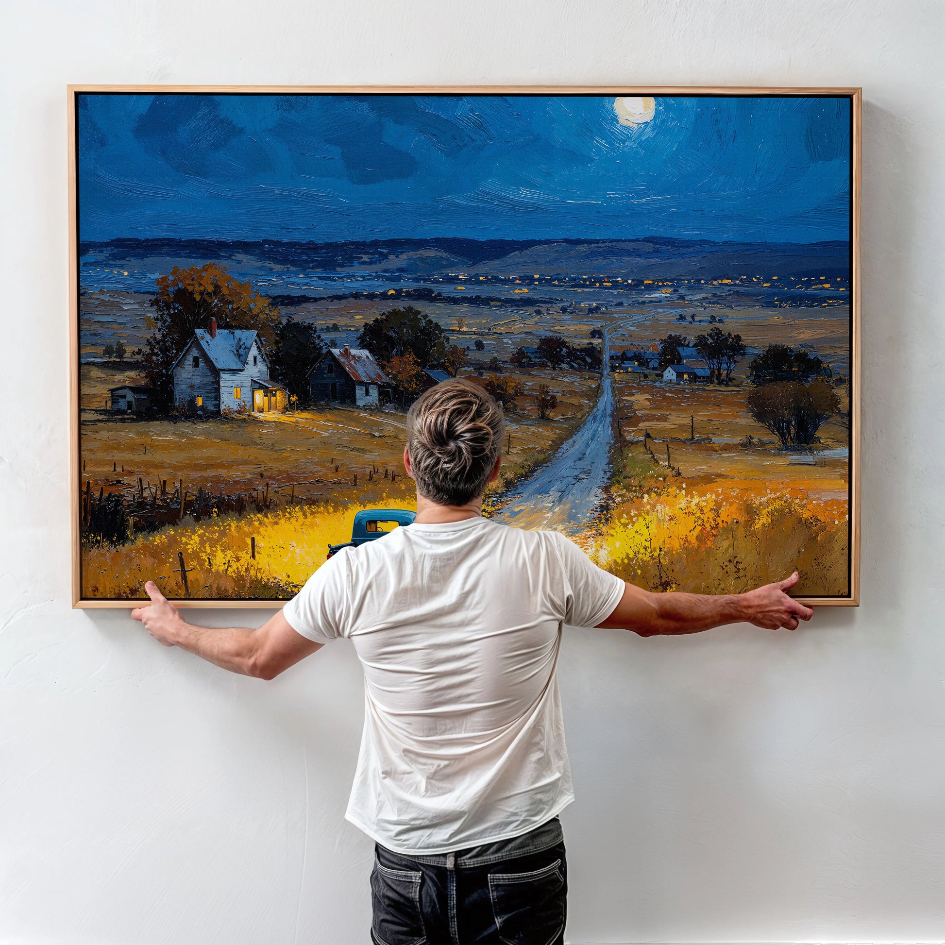 Nebraska’s Moonlight - Art Academi - Canvas