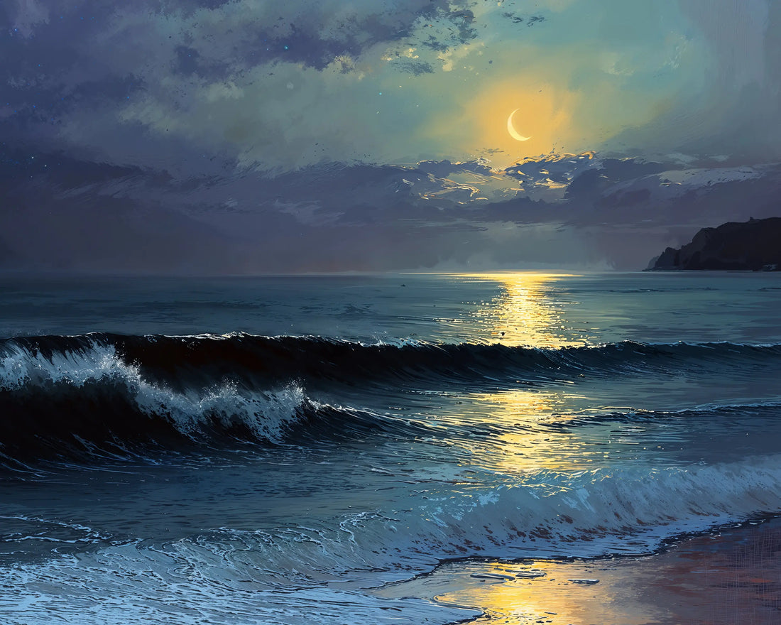 Crescent Moon - Art Academi - Poster
