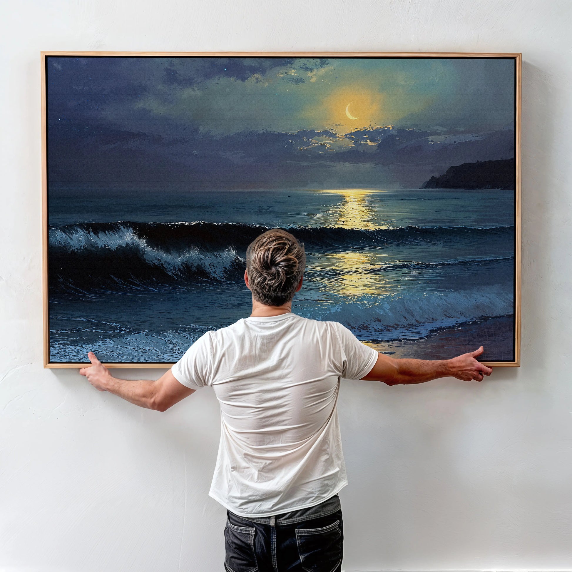 Crescent Moon - Art Academi - Poster
