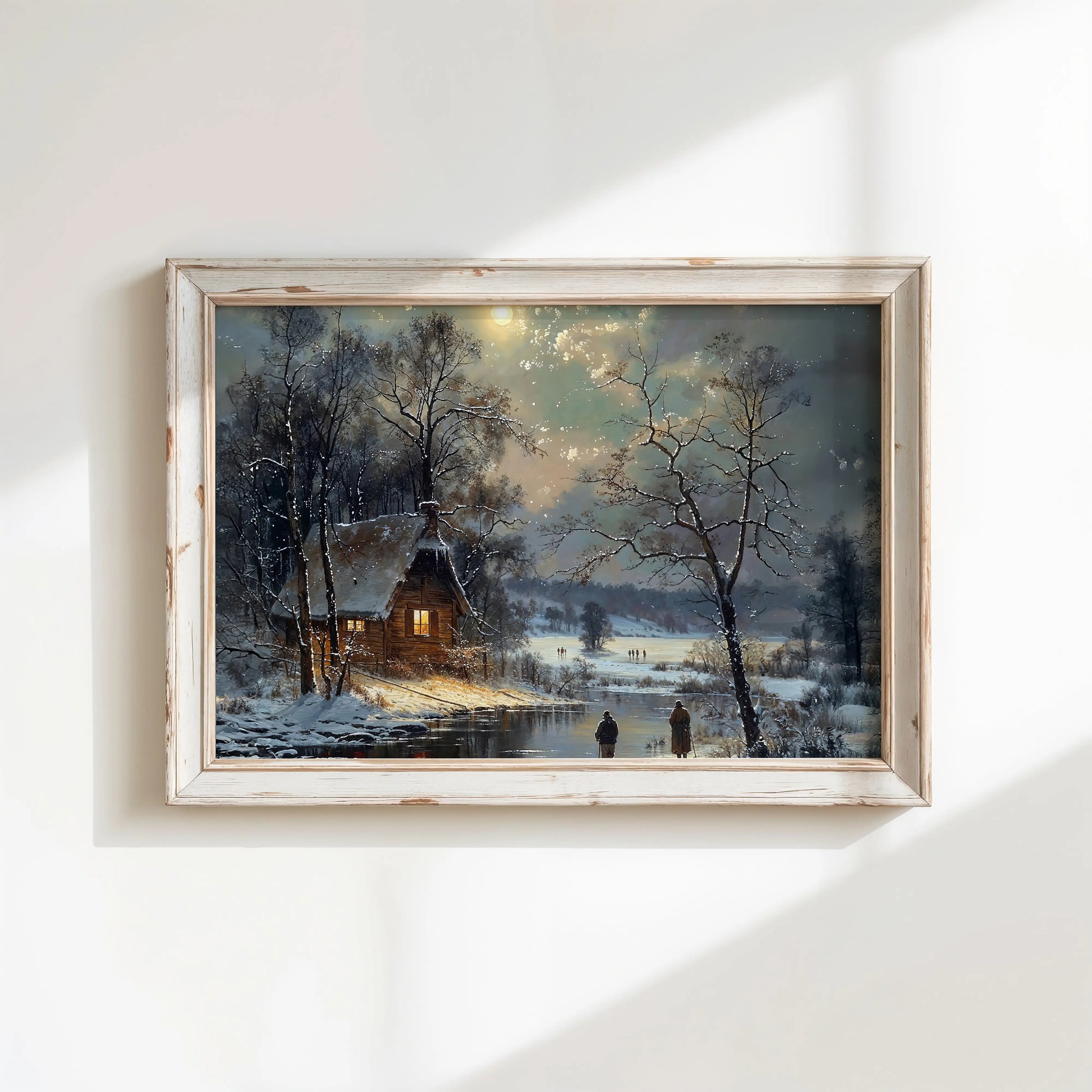 Valley of Winter Moon - Art Academi - Canvas