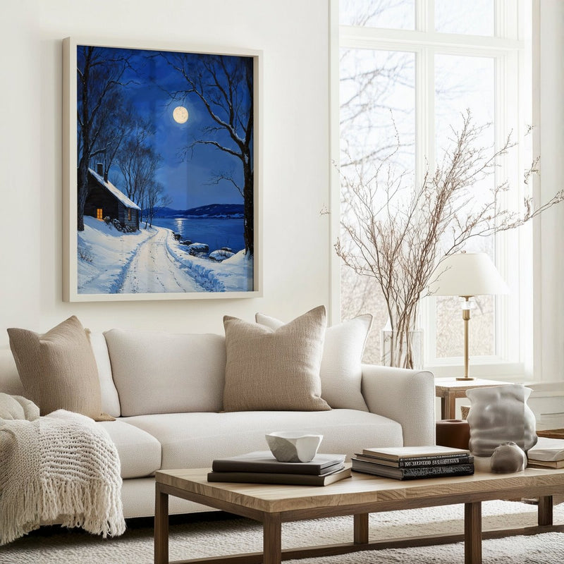 Luna Fine Art Print Detail