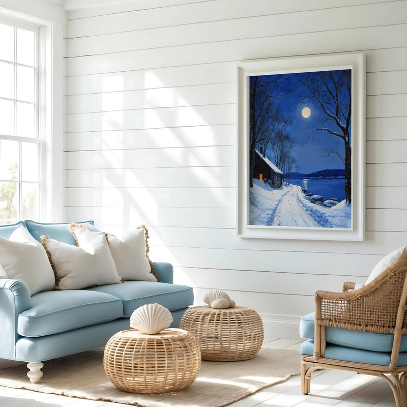Artwork in Reflective Corner