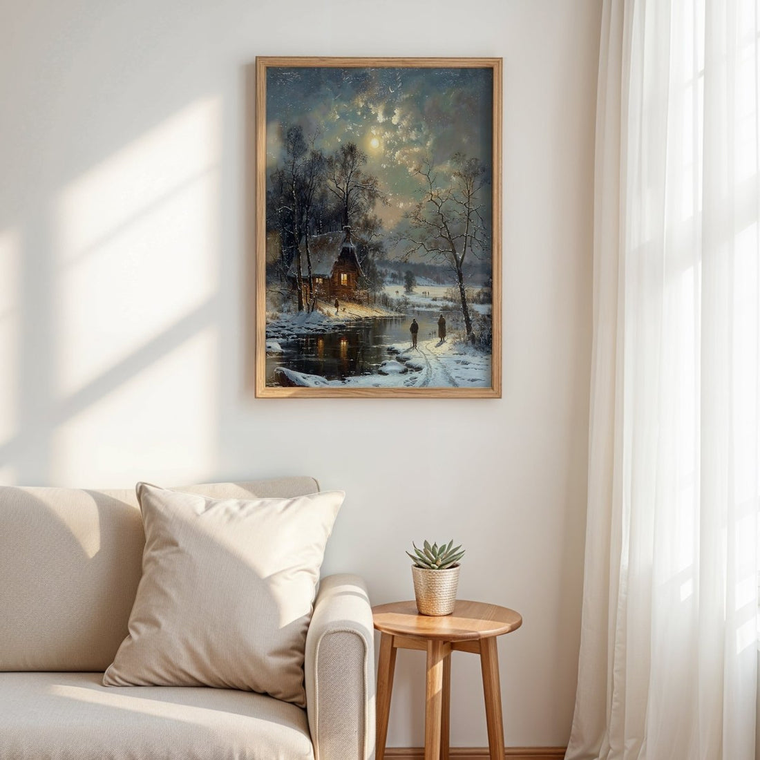 Valley of Winter Moon* - Art Academi - Poster