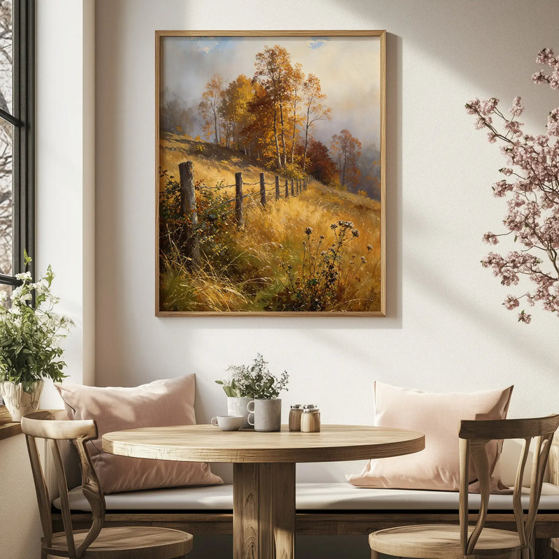 Artwork in Reflective Corner