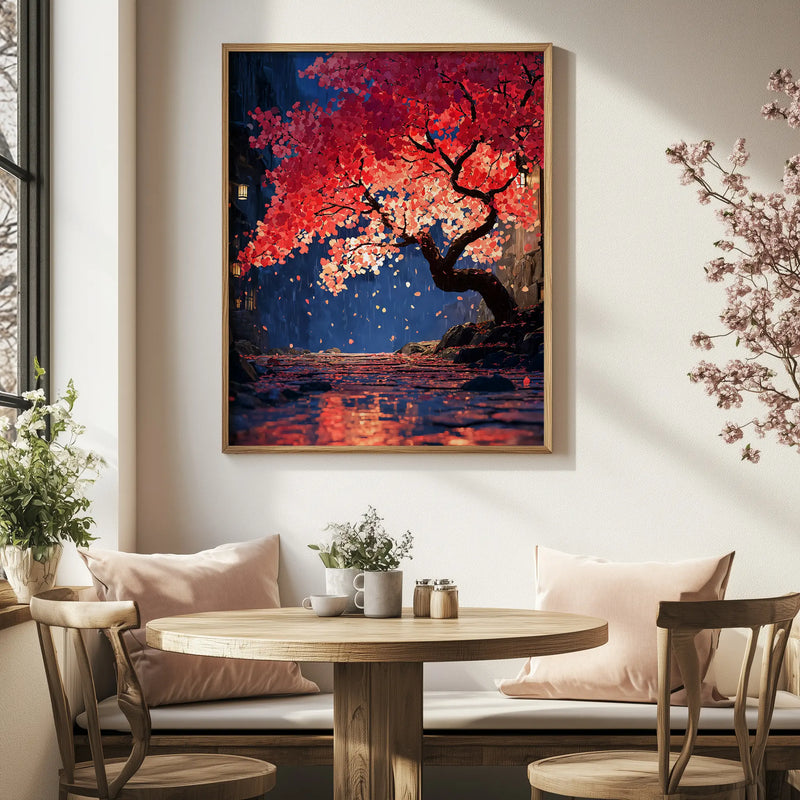 Artwork in Reflective Corner