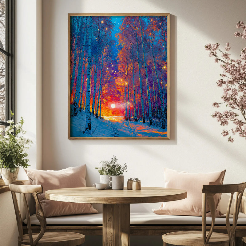 Artwork in Reflective Corner