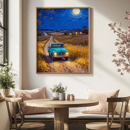 Prairie Moonlight - Art Academi - Poster