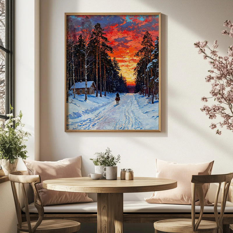 Artwork in Reflective Corner