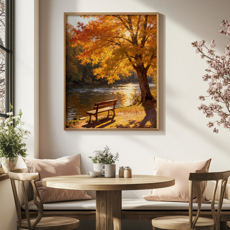 Artwork in Reflective Corner
