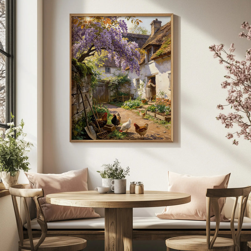 Artwork in Reflective Corner
