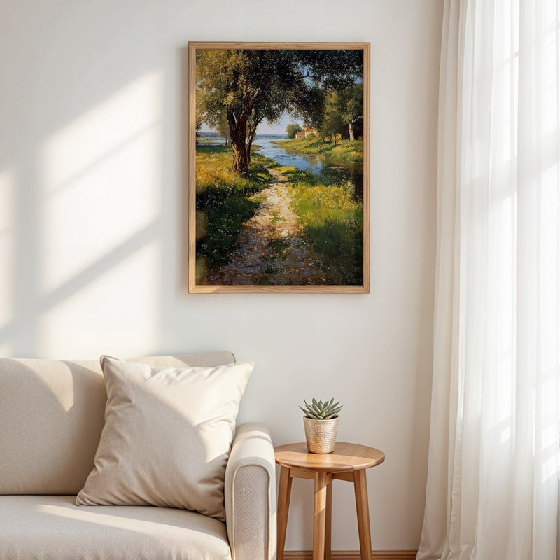 Artwork in Quiet Interior