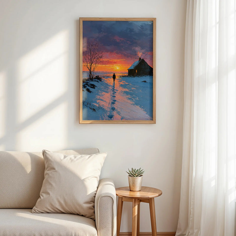 Artwork in Reflective Corner