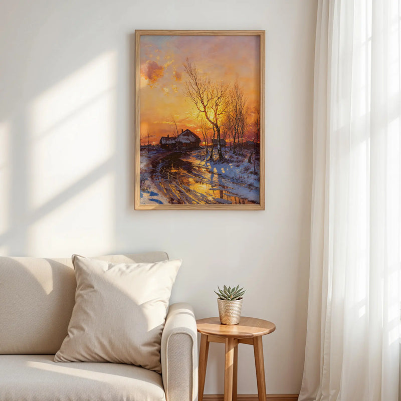Artwork in Reflective Corner