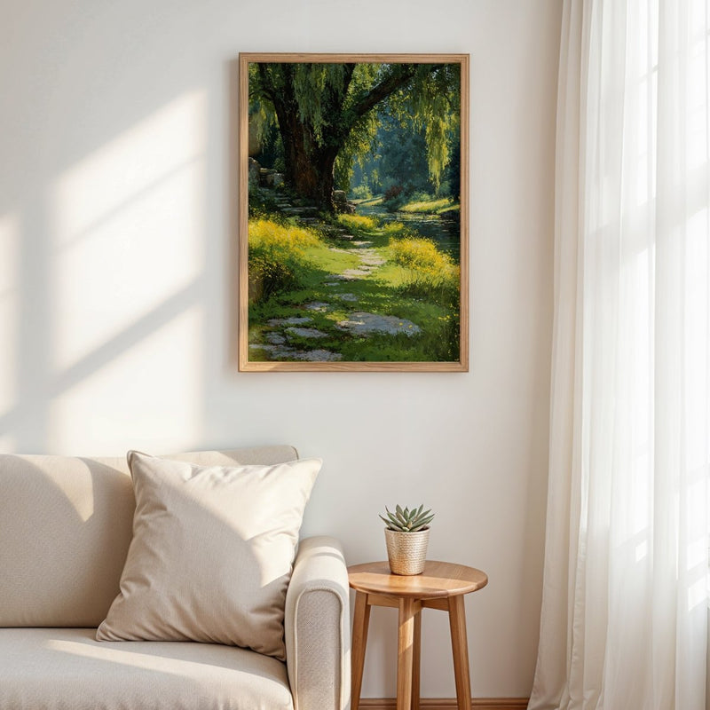Willow Bend Fine Art Print Detail