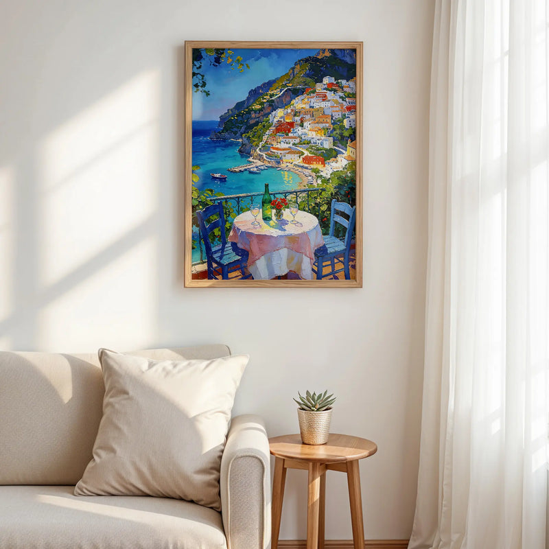 Artwork in Reflective Corner