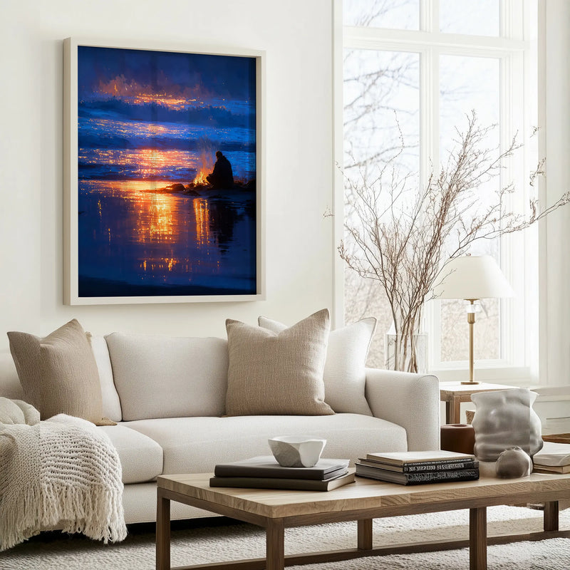 Artwork in Reflective Corner