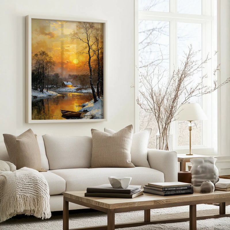 Artwork in Reflective Corner