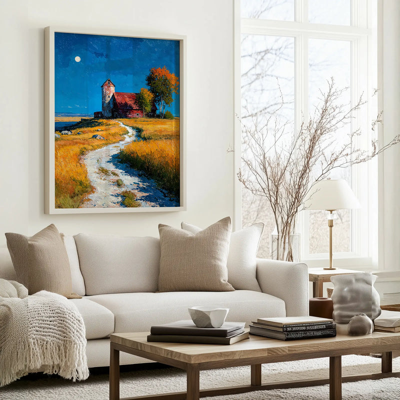 Artwork in Reflective Corner