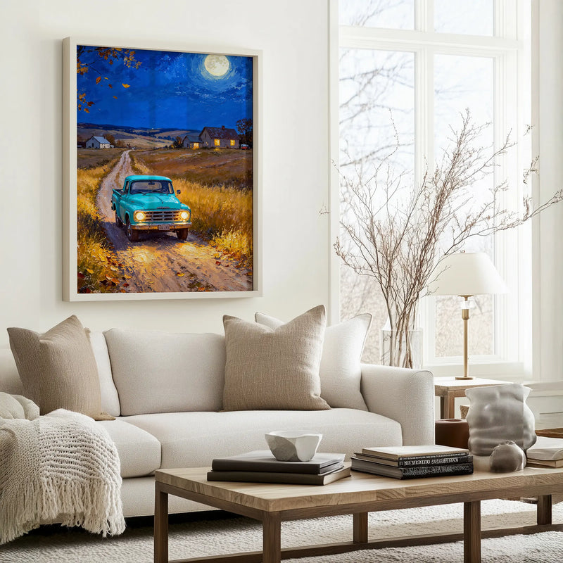 Artwork in Reflective Corner