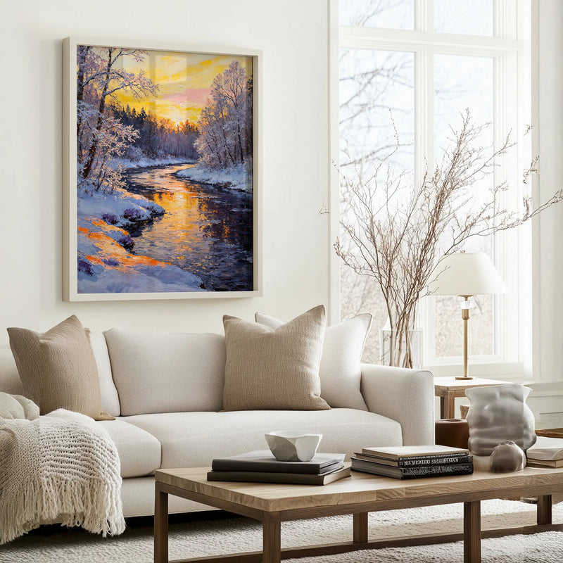 Artwork in Reflective Corner