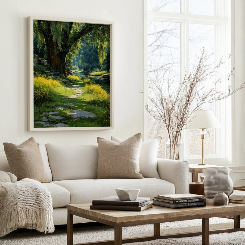 Artwork in Quiet Interior