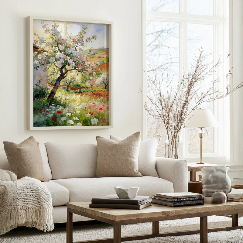 Artwork in Reflective Corner