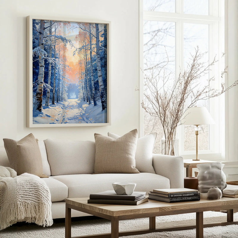 White Depth Fine Art Print Detail