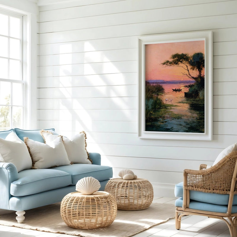 Artwork in Reflective Corner