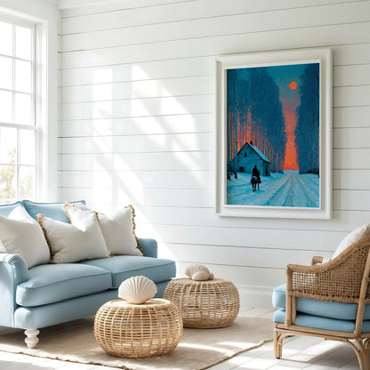 Crimson Moon - Art Academi - Poster