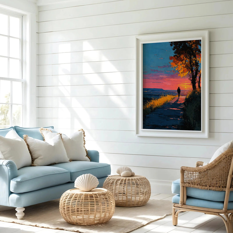 Artwork in Reflective Corner