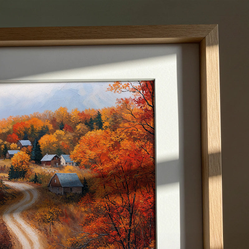Artwork in Reflective Corner