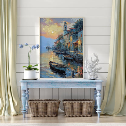 Harbor at Dusk* - Art Academi - Digital Artwork